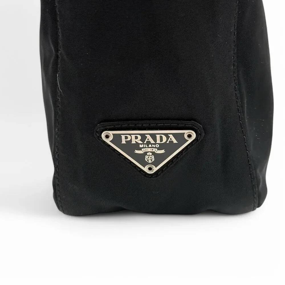Authentic Prada Metropoli Shoulder Bag Black Nylon Italy Vintage. COA Included - Picture 3 of 7
